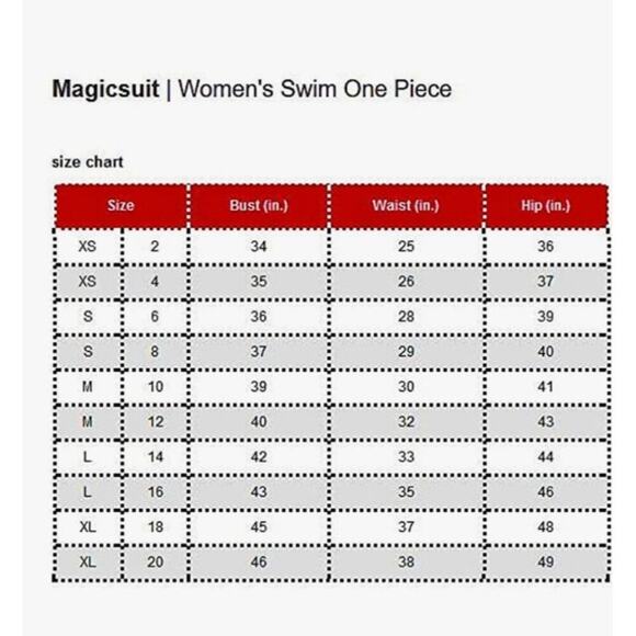 Magicsuit Magnolia Blossom Black White Rita Tankini Top Size 8 - Picture 7 of 9